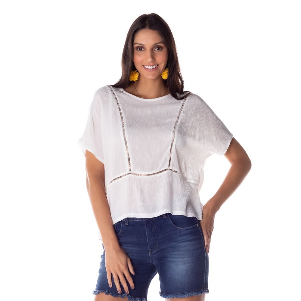 Blusa com Entremeio Patrícia Foster