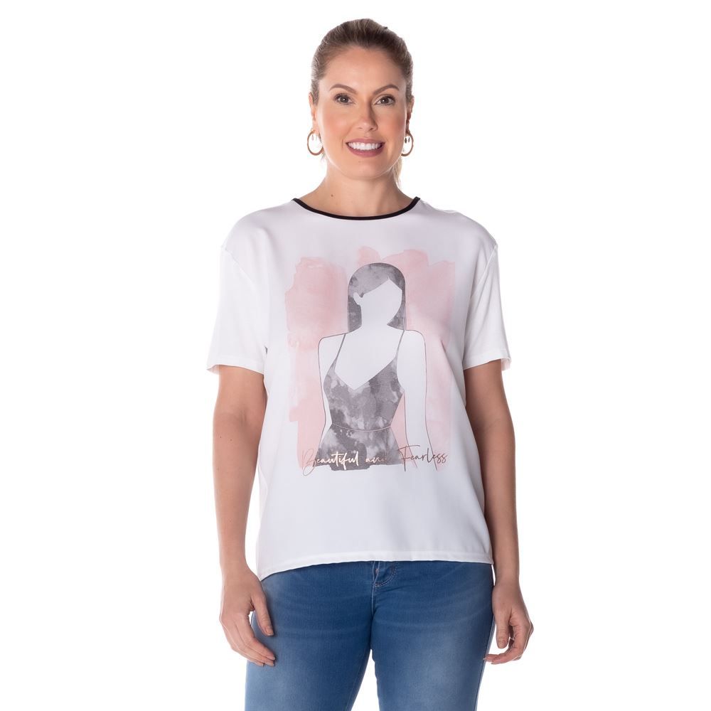 Blusa com Estampa Patrícia Foster