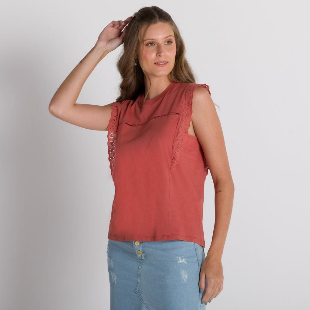 Blusa com Manga Laise Patrícia Foster