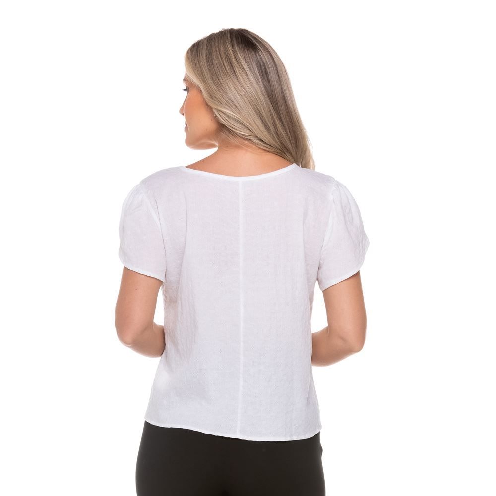 Blusa com Manga Tulipa Patrícia Foster