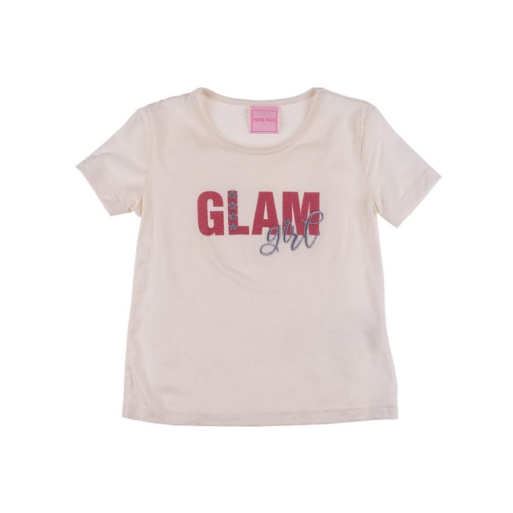 Blusa de 1 a 3 anos com Bordado Lurex Yoyo Kids