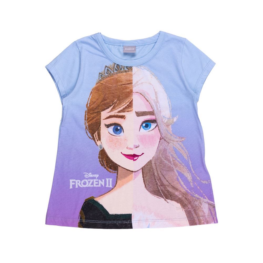 Blusa de 4 a 10 Anos Frozen 2 Rostos Disney