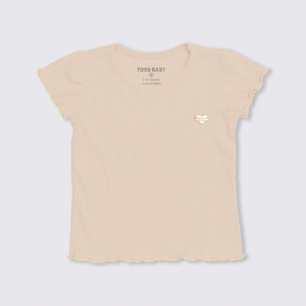 Blusa de Bebê Canelada Yoyo Baby