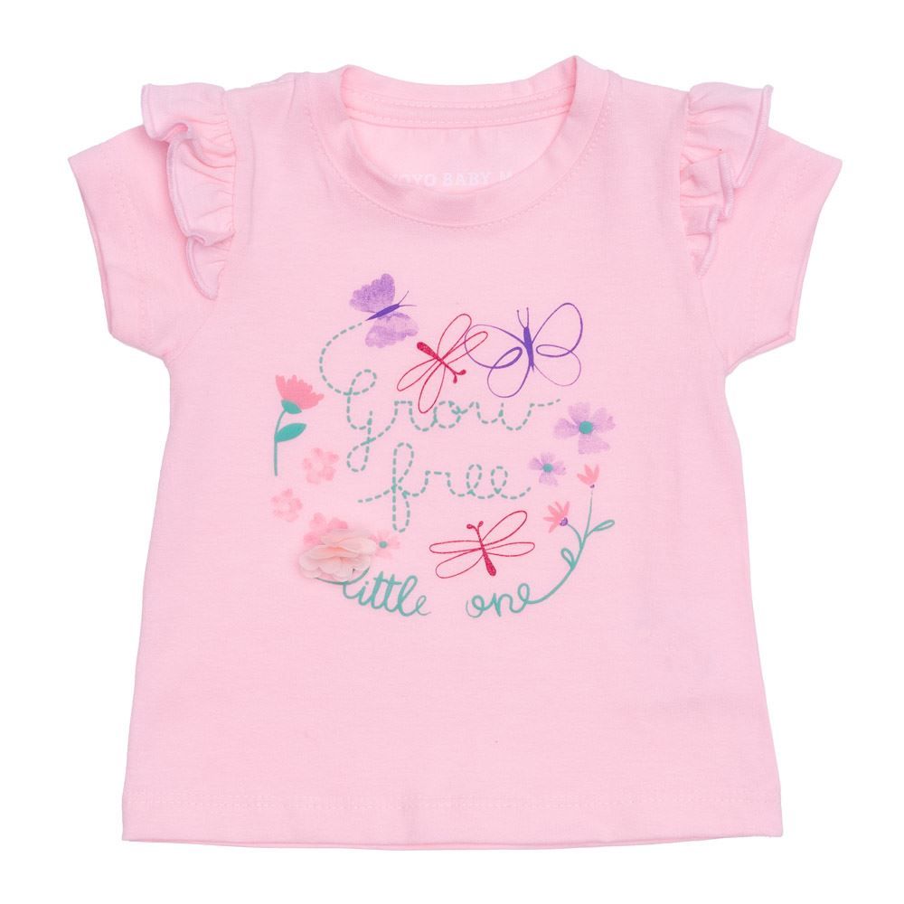 Blusa de Bebê Grow Free Borboletas Yoyo Baby