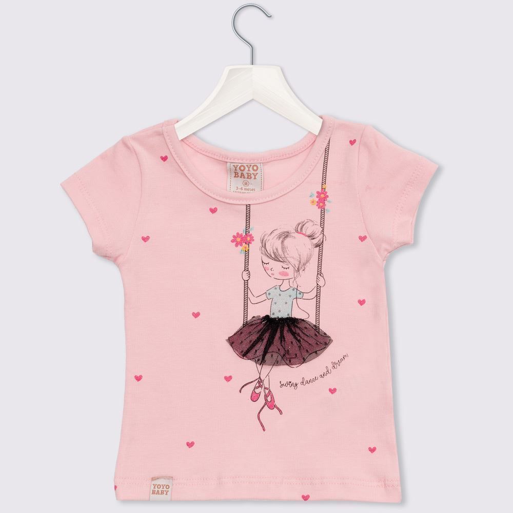 Blusa de Bebê Malha Balanço Yoyo Baby
