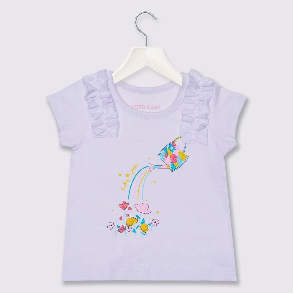 Blusa de Bebê Menina Panting Glitter Yoyo Baby
