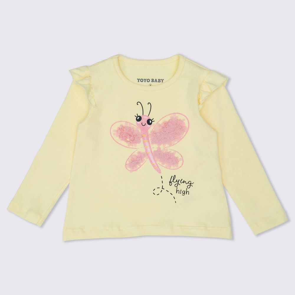 Blusa de Bebê Menina Silk Glitter Yoyo Baby
