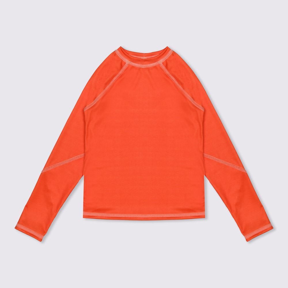 Blusa De Surf 4 a 10 Anos Proteção UV Hot Dog