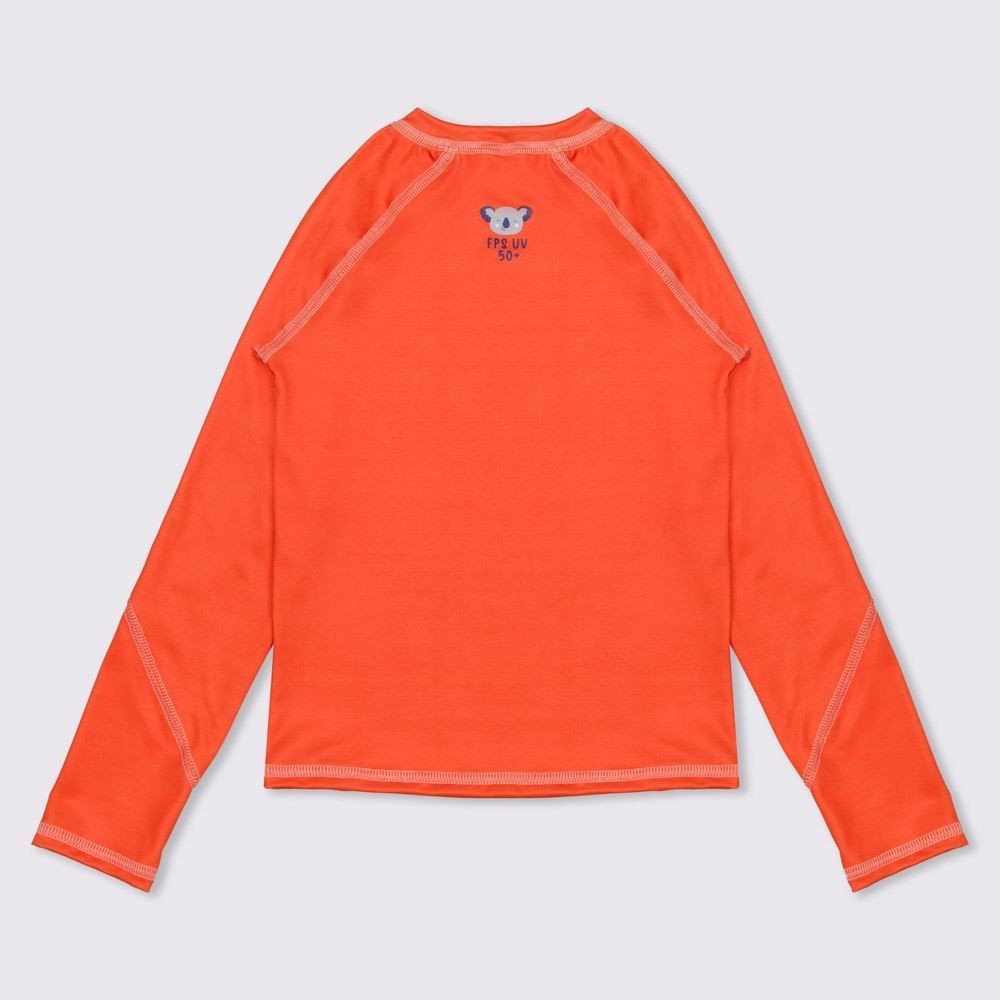 Blusa De Surf 4 a 10 Anos Proteção UV Hot Dog