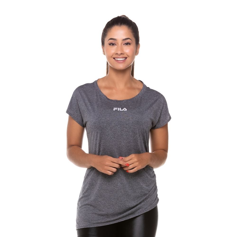 Blusa Drapped Amplo Fila