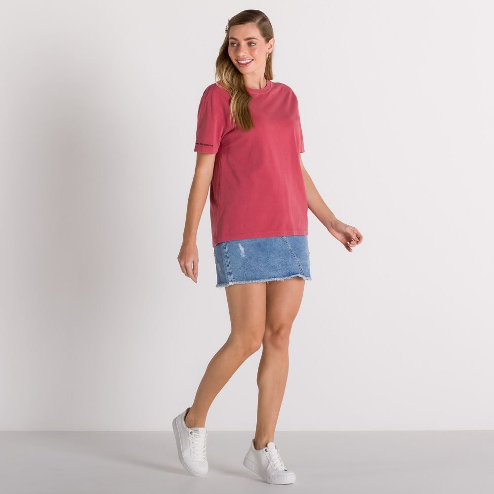 Blusa Estonada com Bordado na Manga Boby Blues