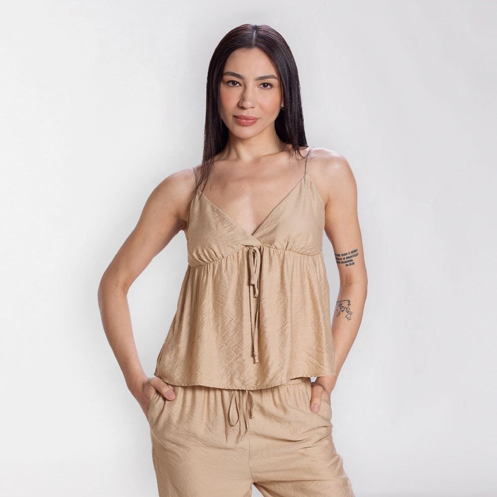 Blusa Feminina Com Amarração Boby Blues