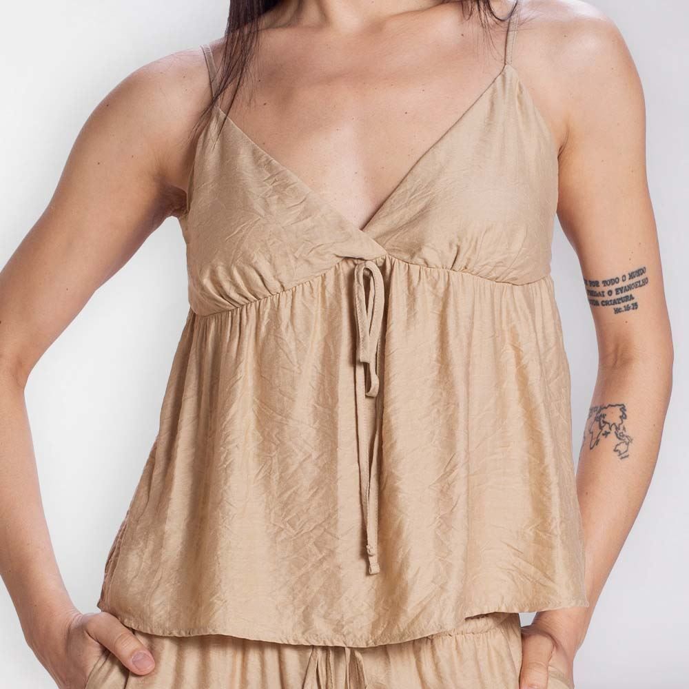 Blusa Feminina Com Amarração Boby Blues