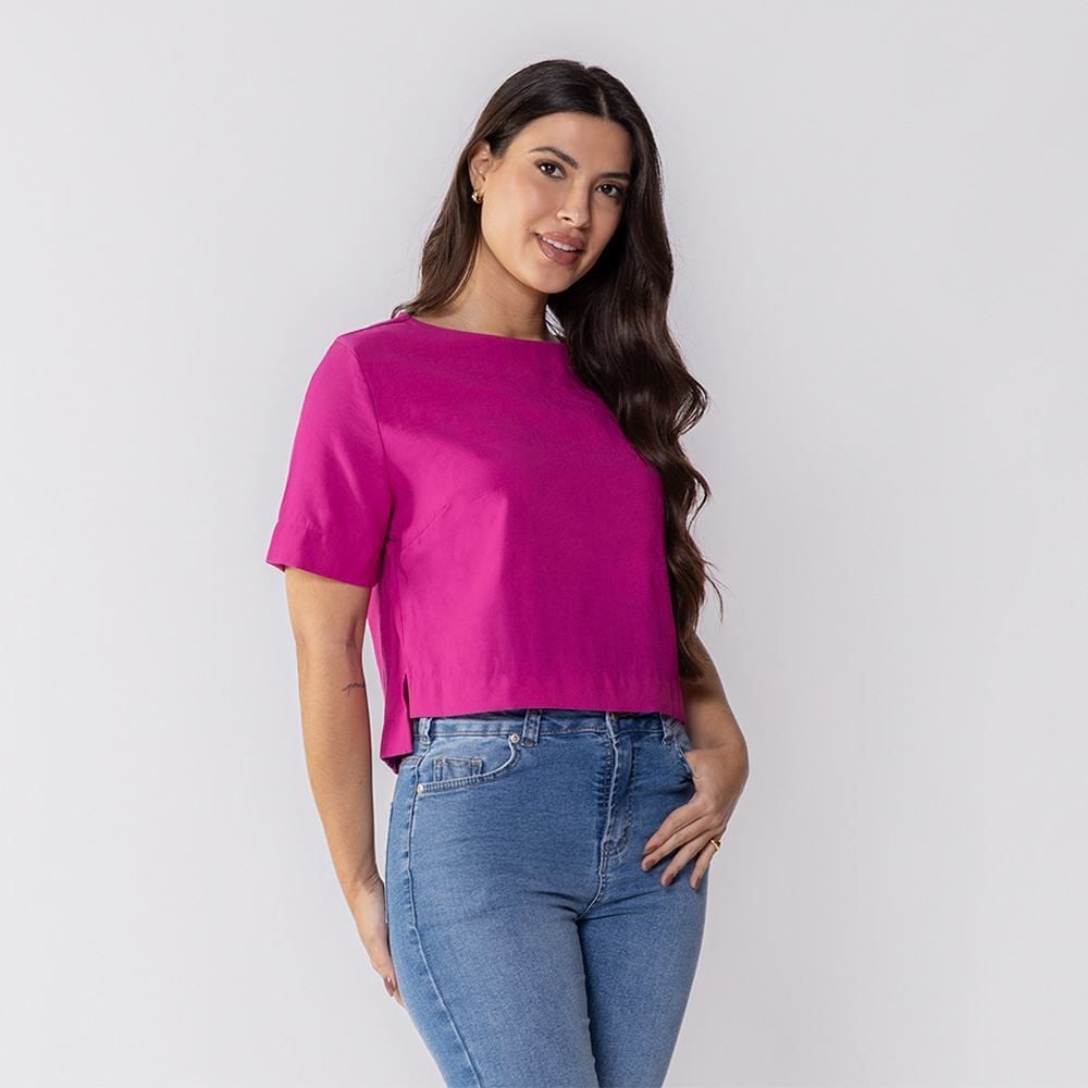 Blusa Feminina De Alfaiataria Patricia Foster