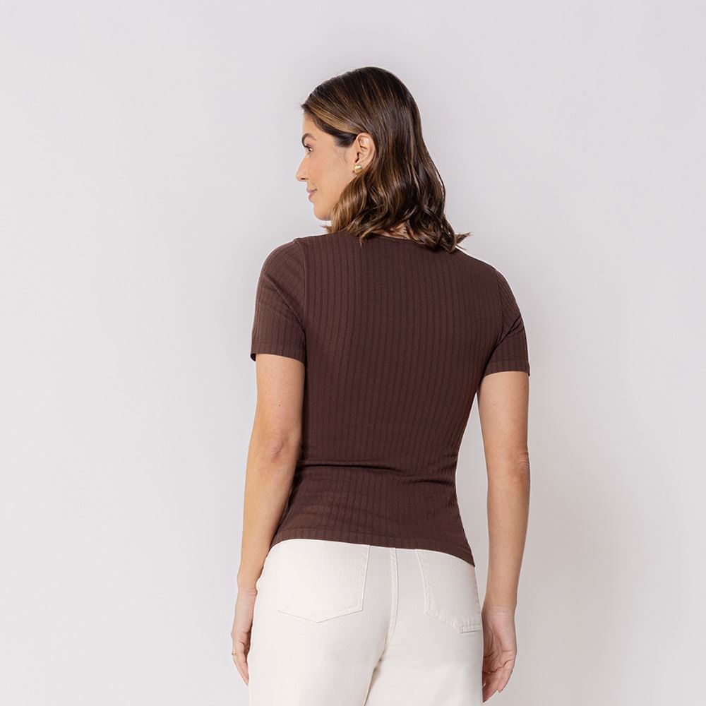 Blusa Feminina De Poliamida Sem Costura Patricia Foster