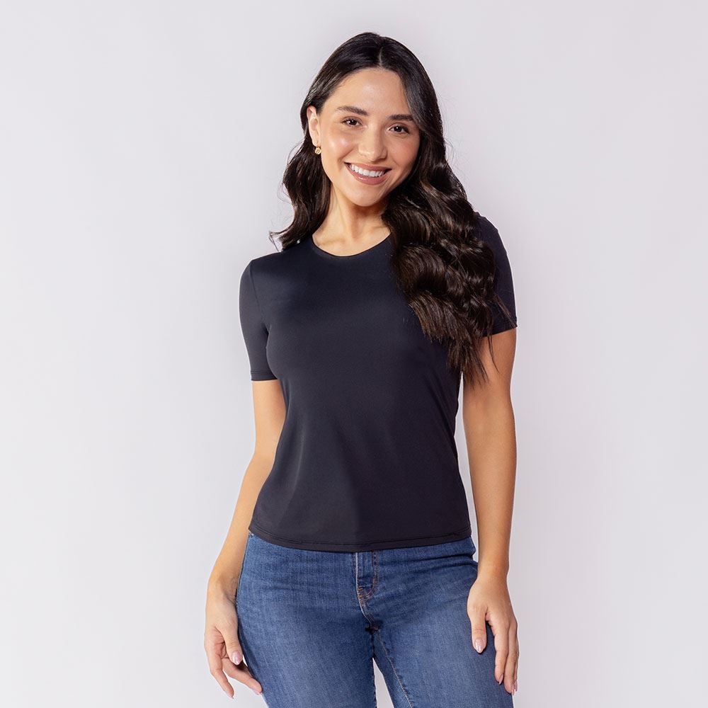 Blusa Feminina Em Poliamida Patricia Foster
