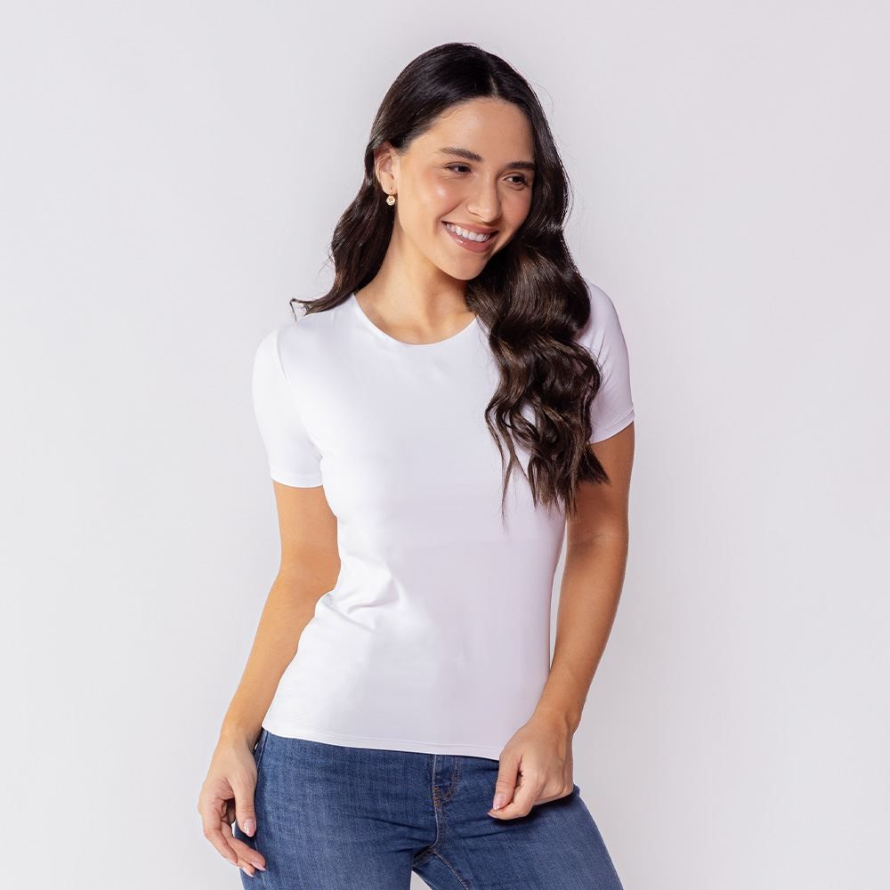 Blusa Feminina Em Poliamida Patricia Foster