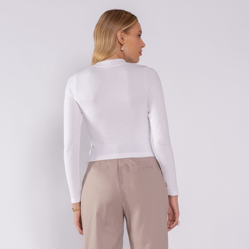 Blusa Feminina Manga Longa Sem Costura Boby Blues