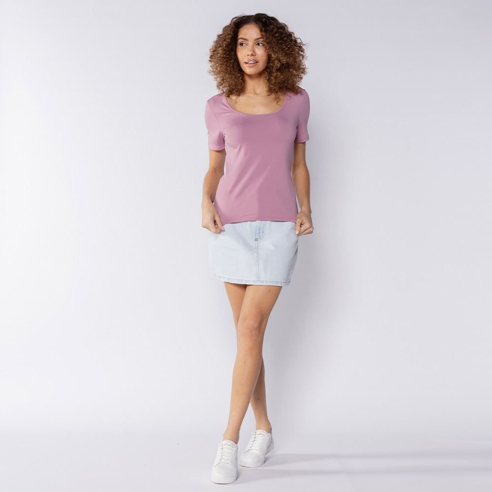 Blusa Feminina Em Poliamida Patricia Foster