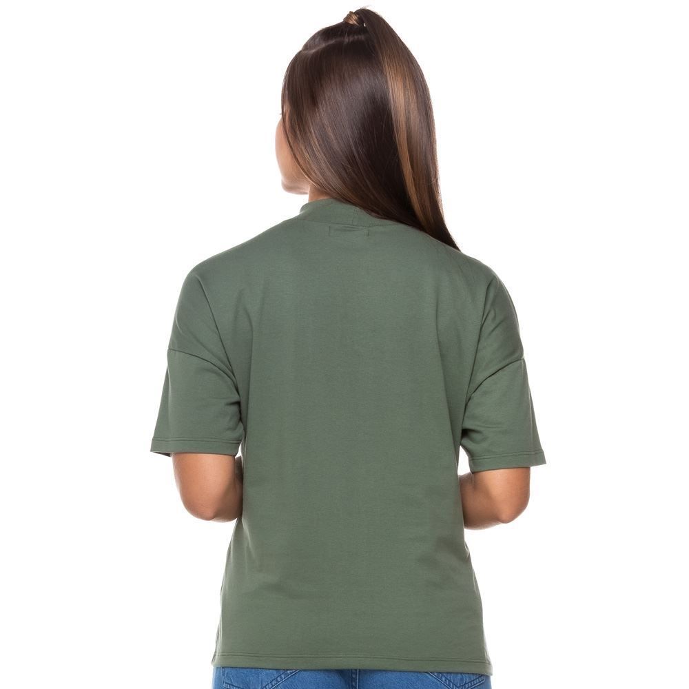 Blusa Gola Alta com Escrita Frontal Boby Blues