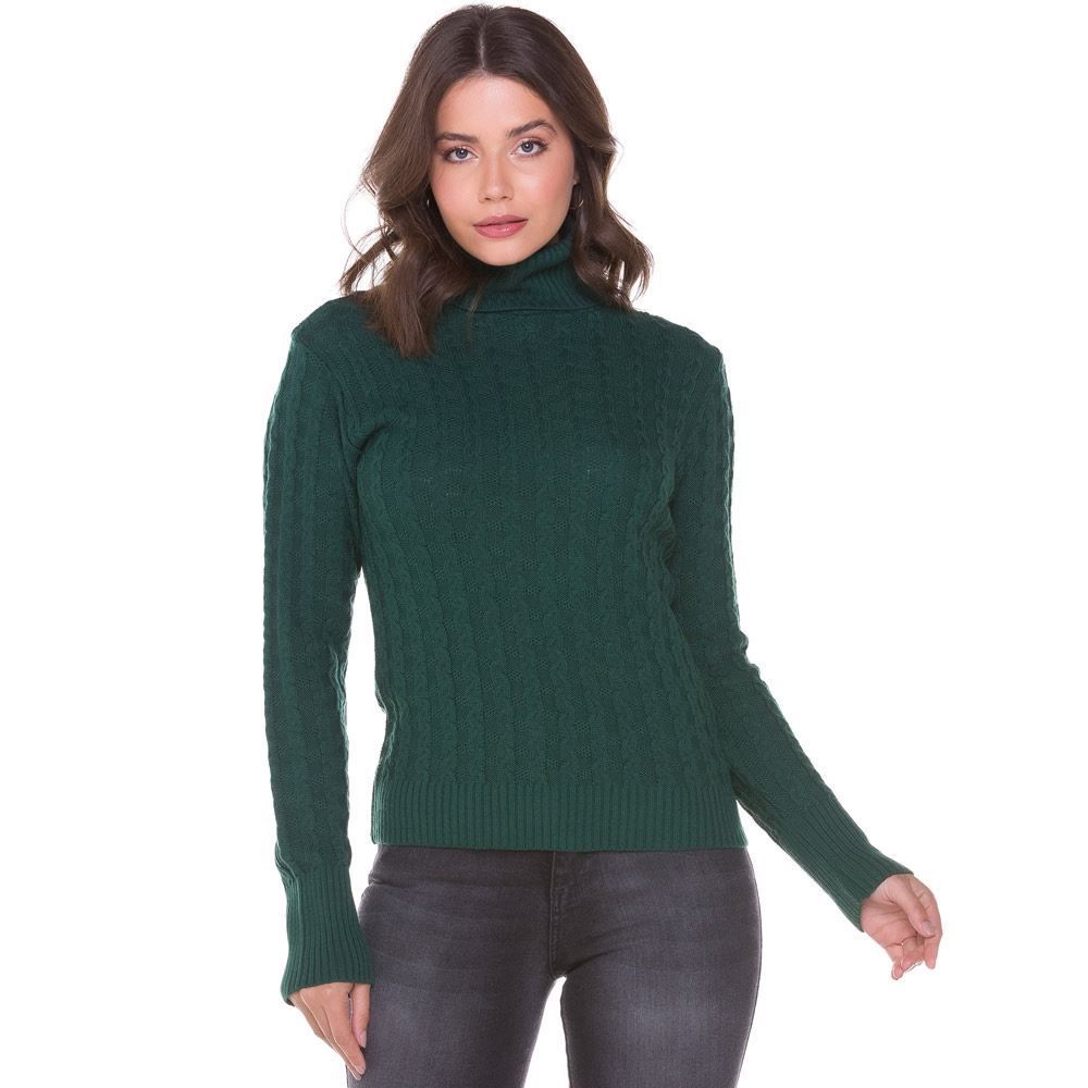 Blusa Gola Alta Tricot Patrícia Foster