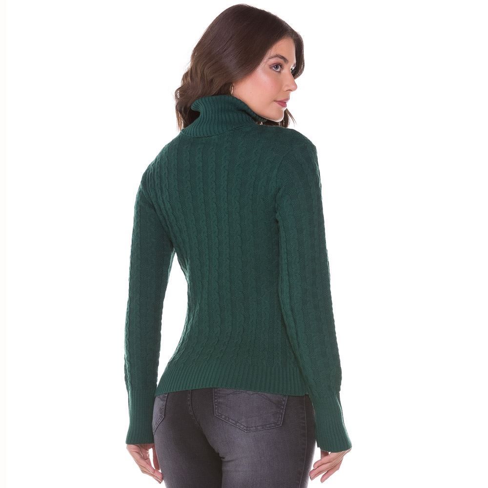 Blusa Gola Alta Tricot Patrícia Foster