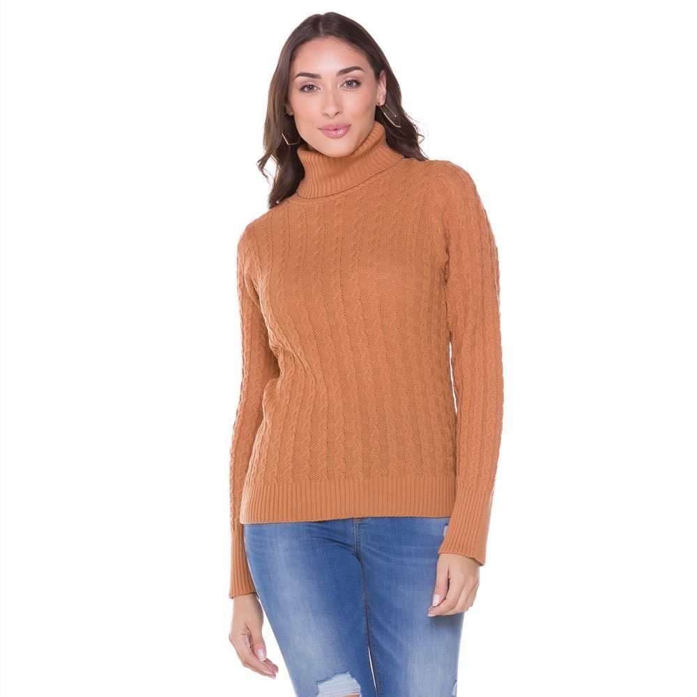 Blusa Gola Alta Tricot Patrícia Foster