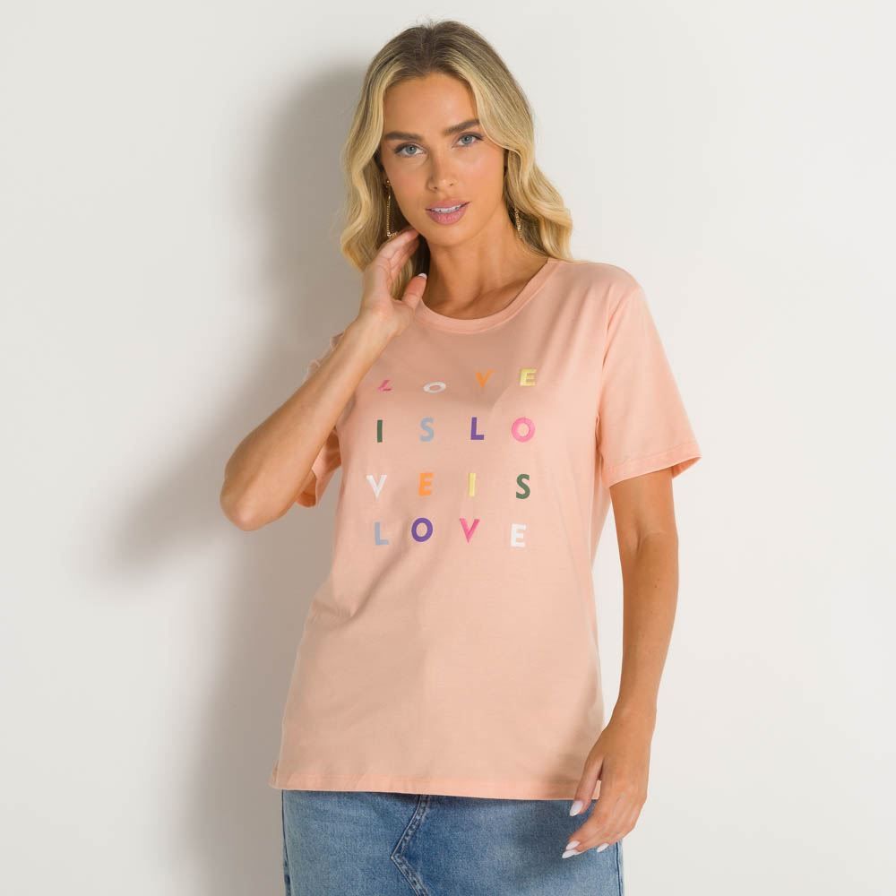 Blusa Malha Love Is Love Patricia Foster