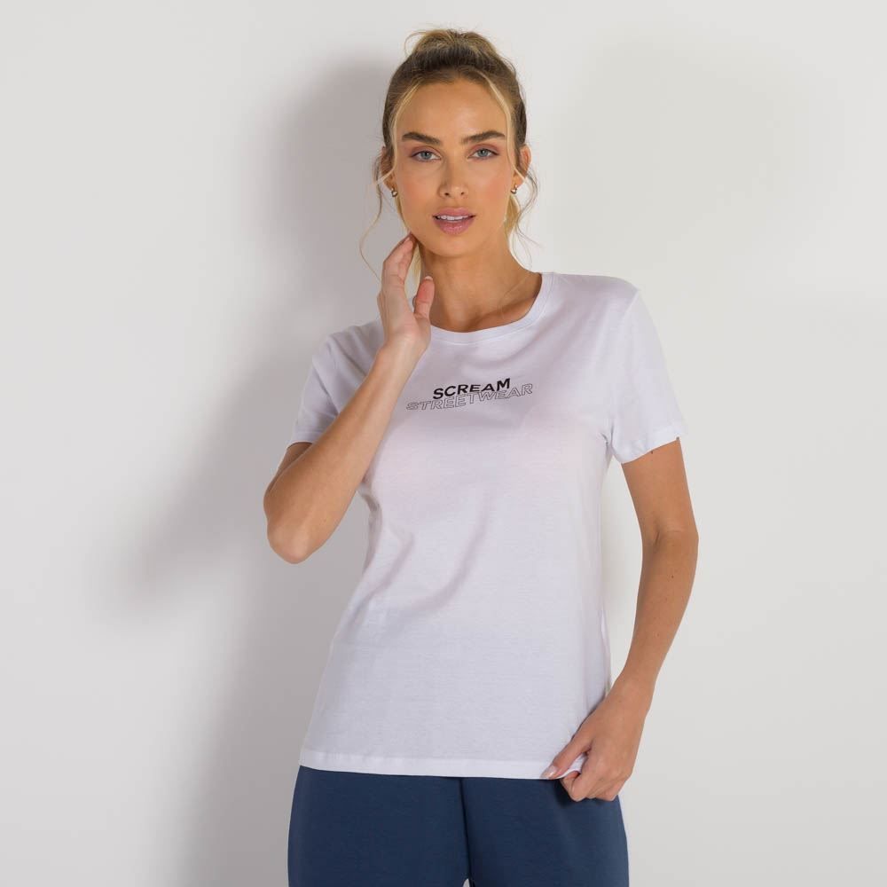 Blusa Malha Streetwear Scream