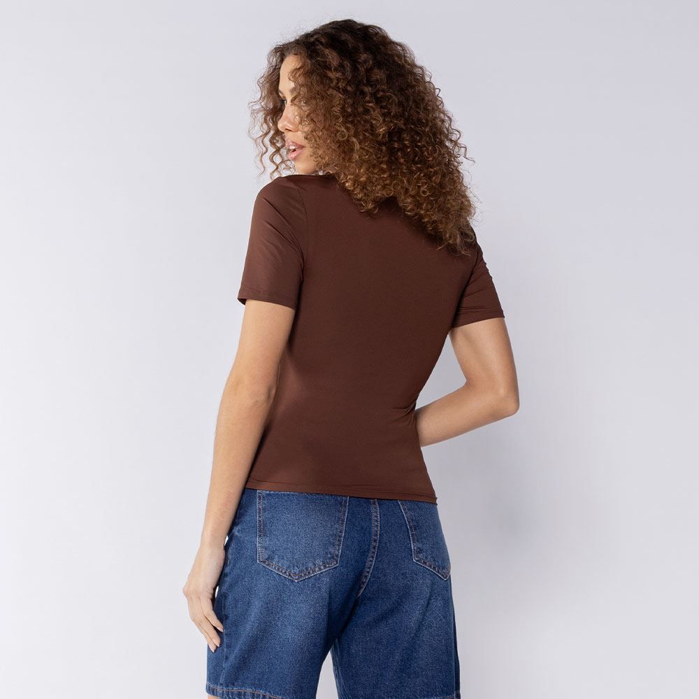 Blusa Feminina Em Poliamida Patricia Foster