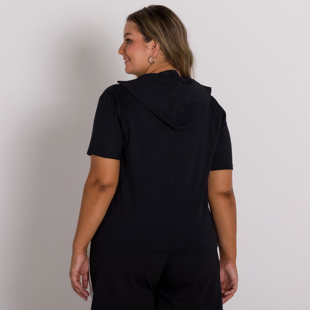 Blusa Plus Size com Capuz Patricia Foster Mais