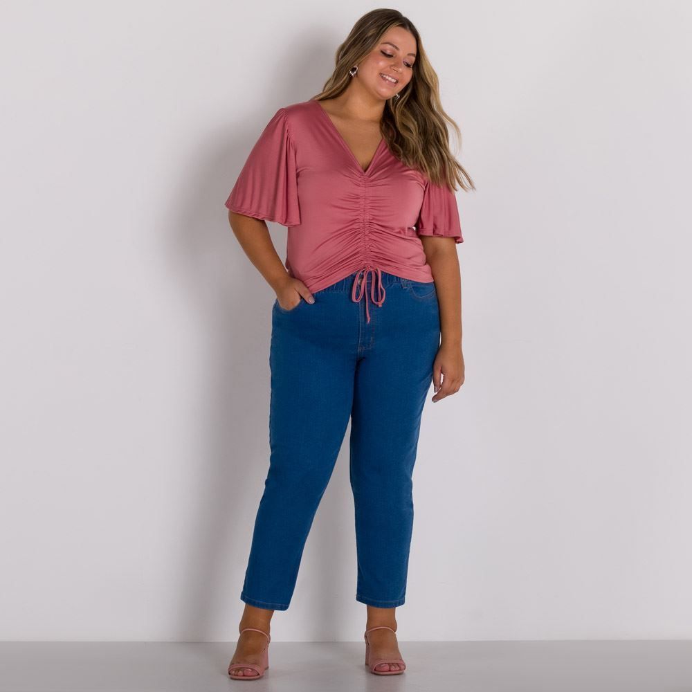 Blusa Plus Size Franzida Patricia Foster Mais