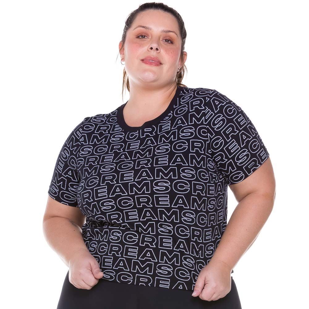 Blusa Plus Size Malha Scream