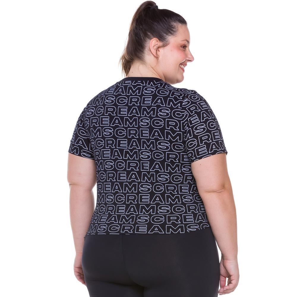 Blusa Plus Size Malha Scream