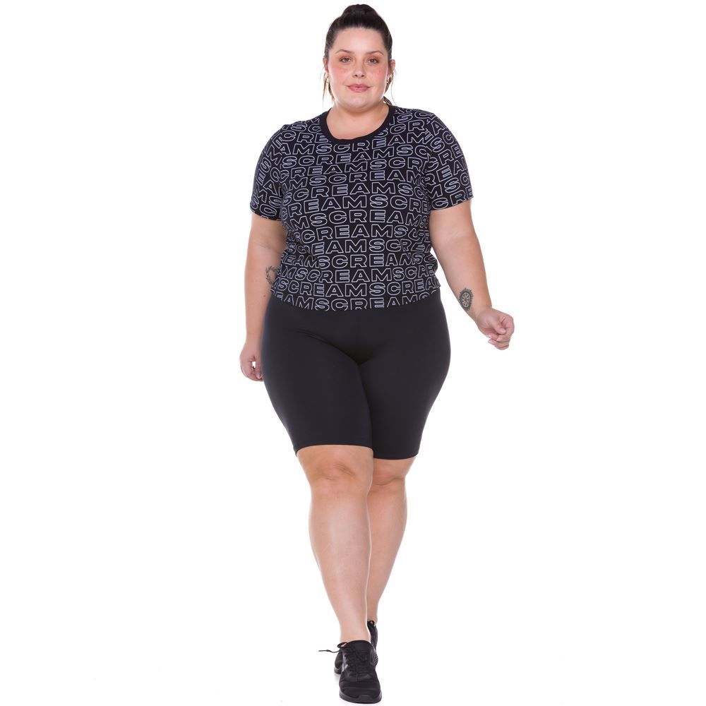 Blusa Plus Size Malha Scream