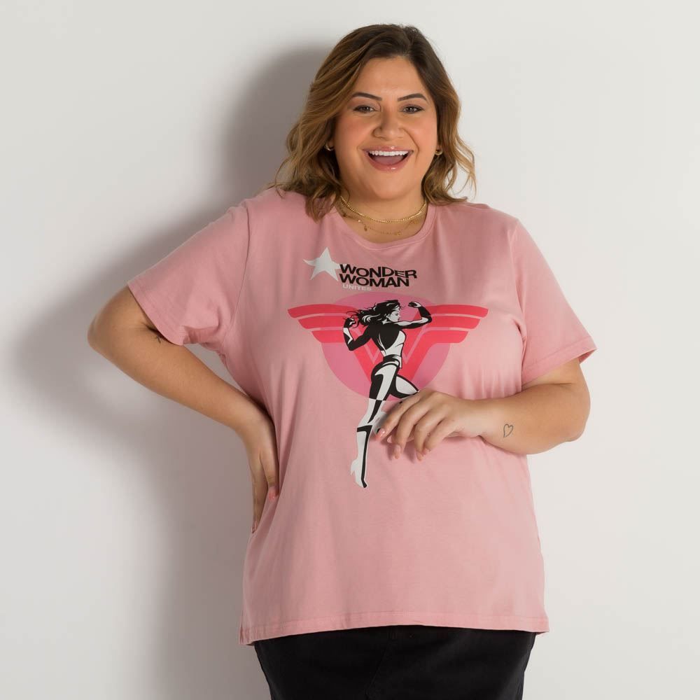 Blusa Plus Size Wonder Woman Unites BandUP