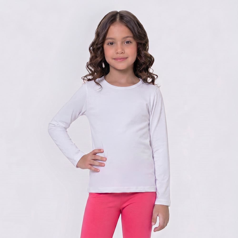 Blusa Térmica Infantil Menina 4 a 10 Anos Marmelada