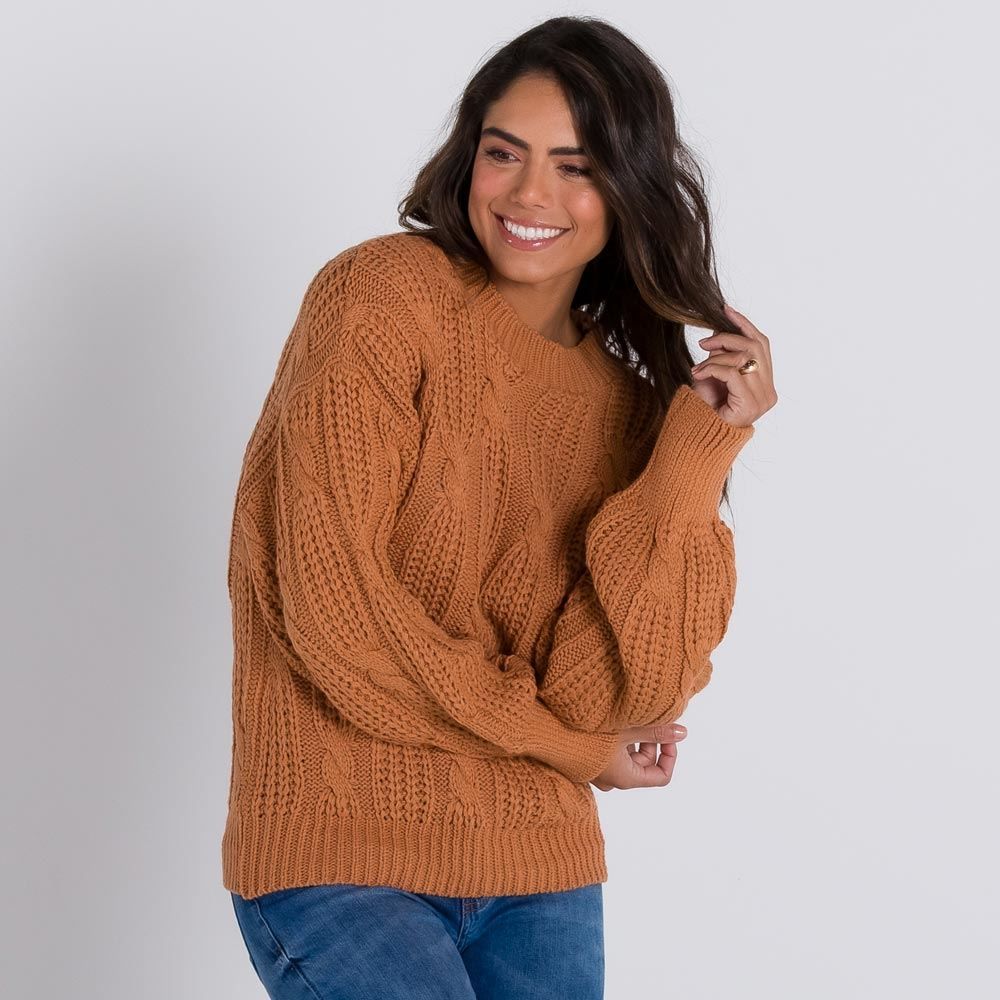 Blusa Tricot Manga Fofa Patrícia Foster