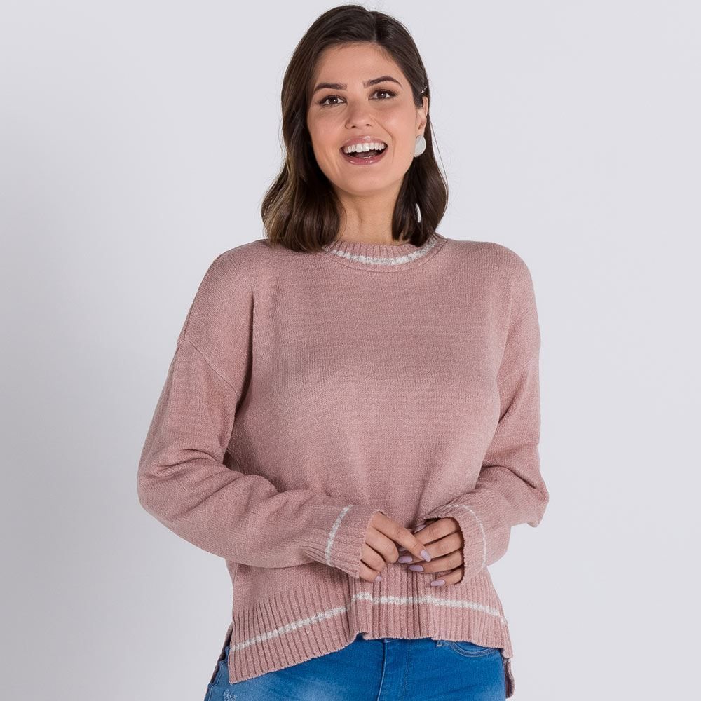 Blusa Tricot Mullet Patrícia Foster