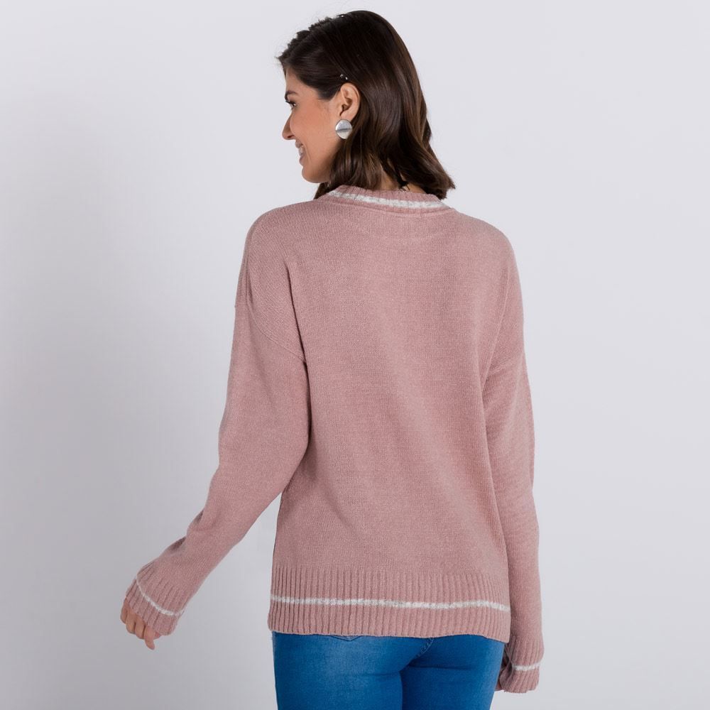 Blusa Tricot Mullet Patrícia Foster