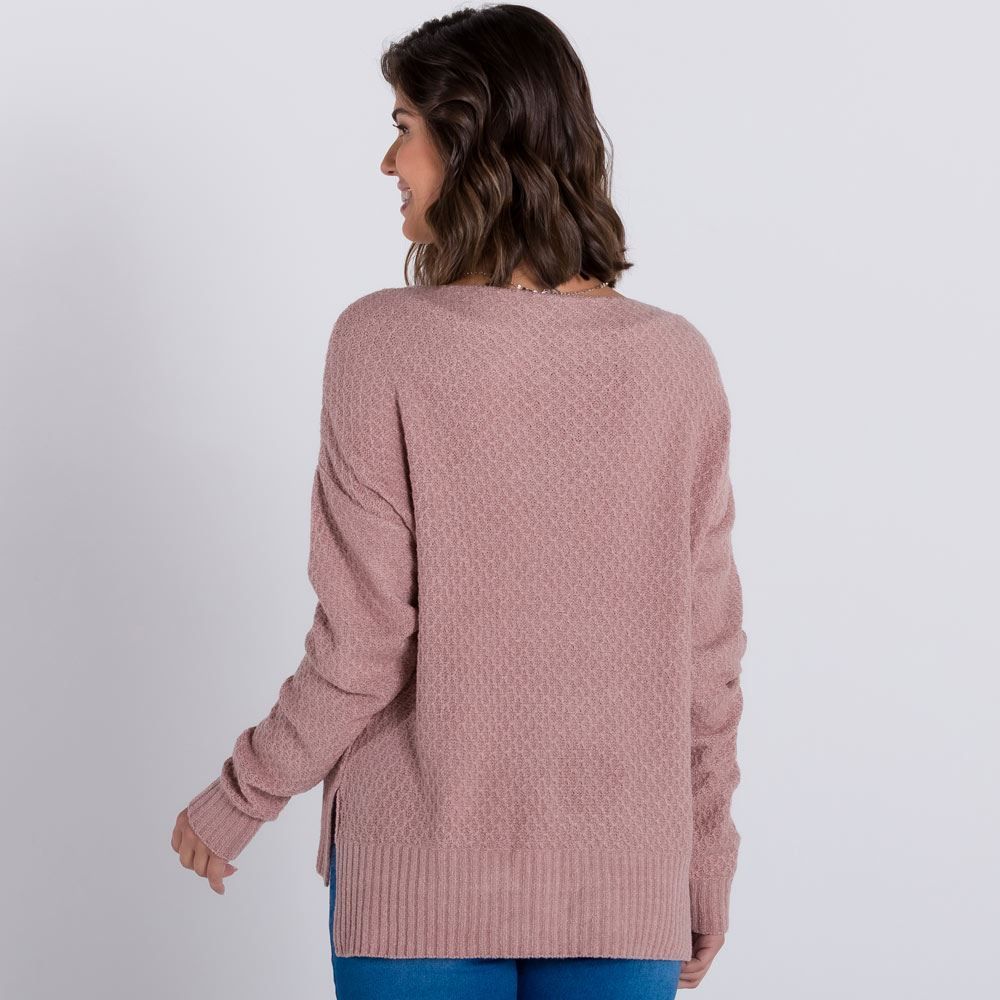 Blusa Tricot Ponto Escama Patrícia Foster