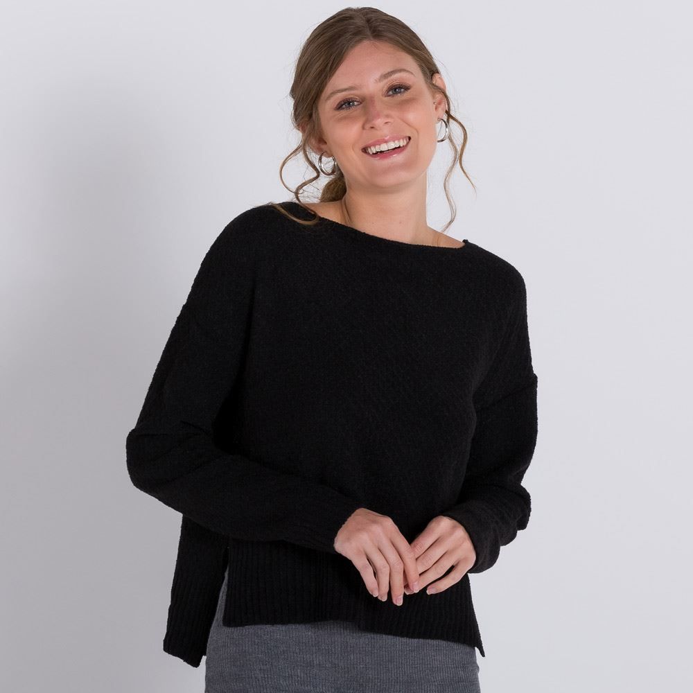 Blusa Tricot Ponto Escama Patrícia Foster