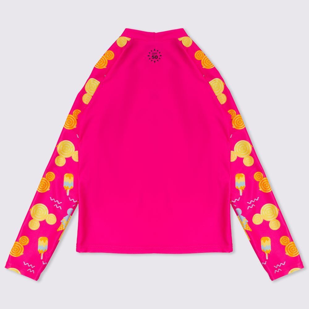 Blusa UV 1 a 3 Anos Pool Party Disney