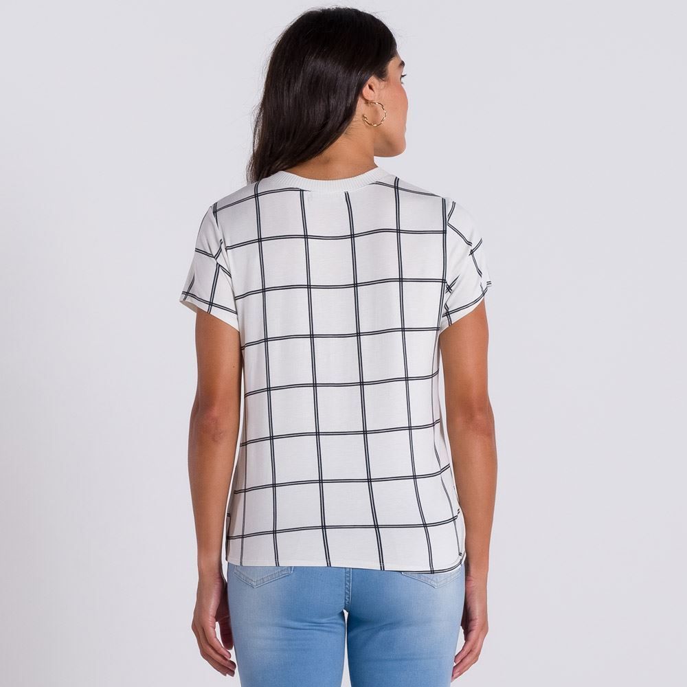Blusa Viscose Gride Patrícia Foster