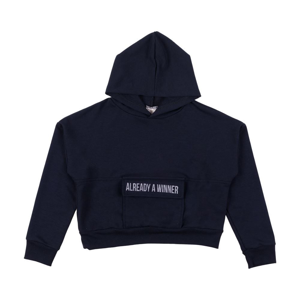 Blusão 4 a 10 anos com Capuz e Bolso Marmelada