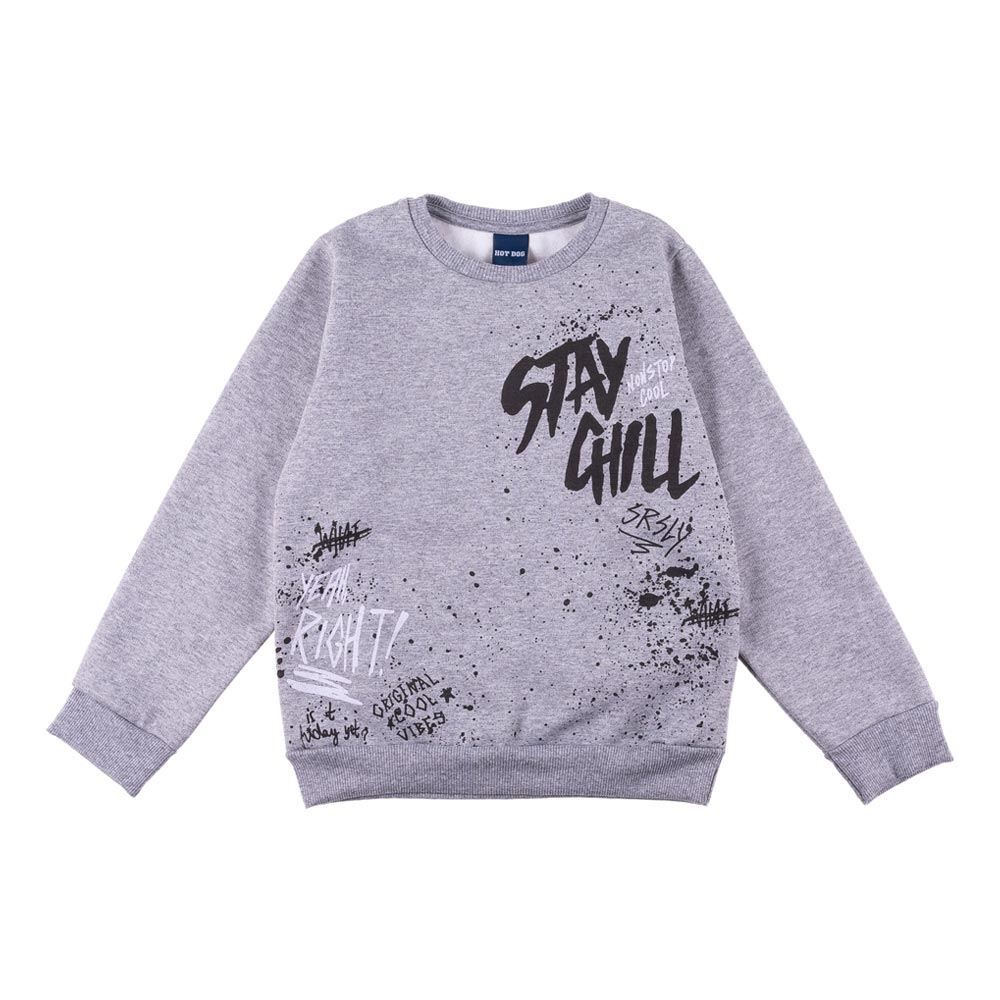 Blusão de 4 a 10 Anos Moletom Peluciado Hot Dog