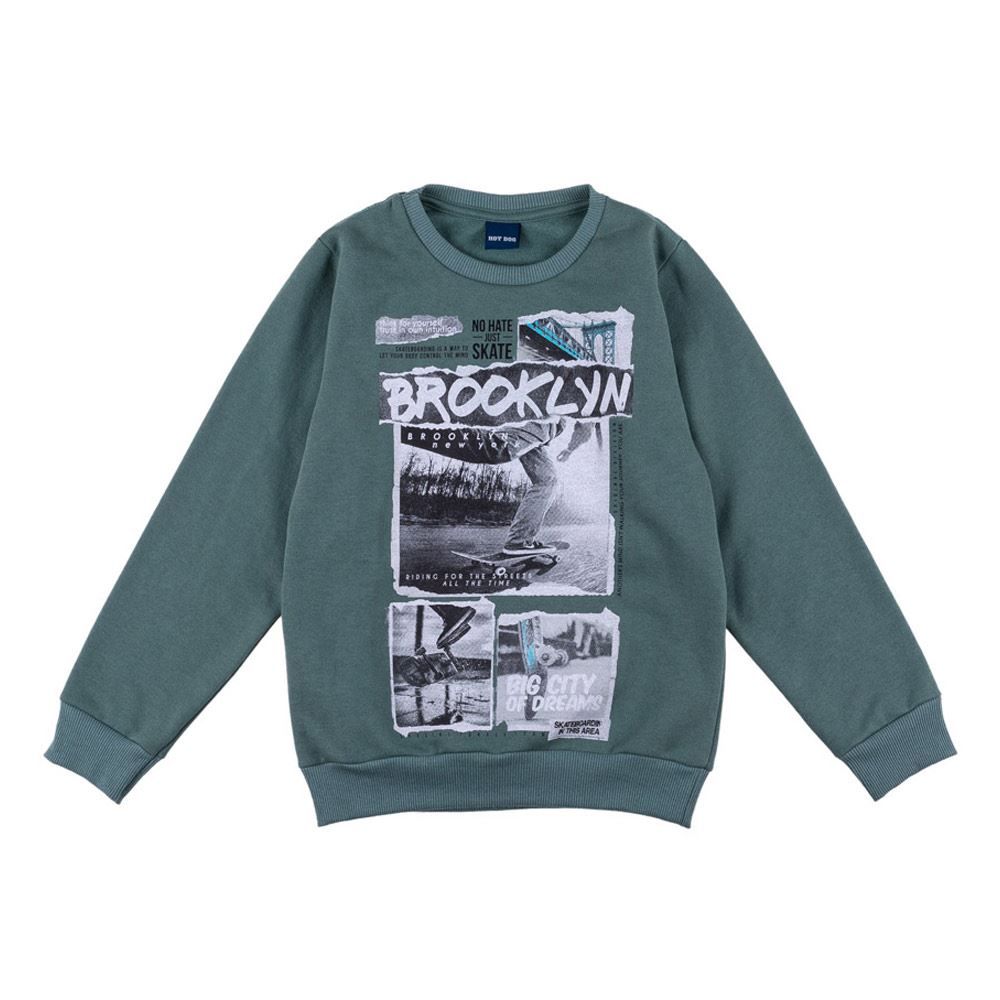 Blusão de 4 a 10 Anos Moletom Peluciado Hot Dog