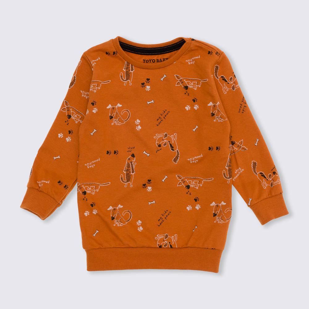 Blusão de Bebê Estampa Dogs Yoyo Baby