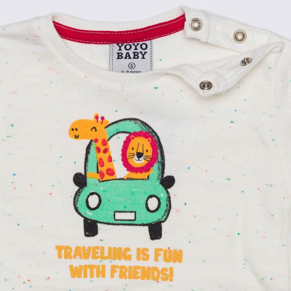Blusão de Bebê Moletom Botonê Yoyo Baby