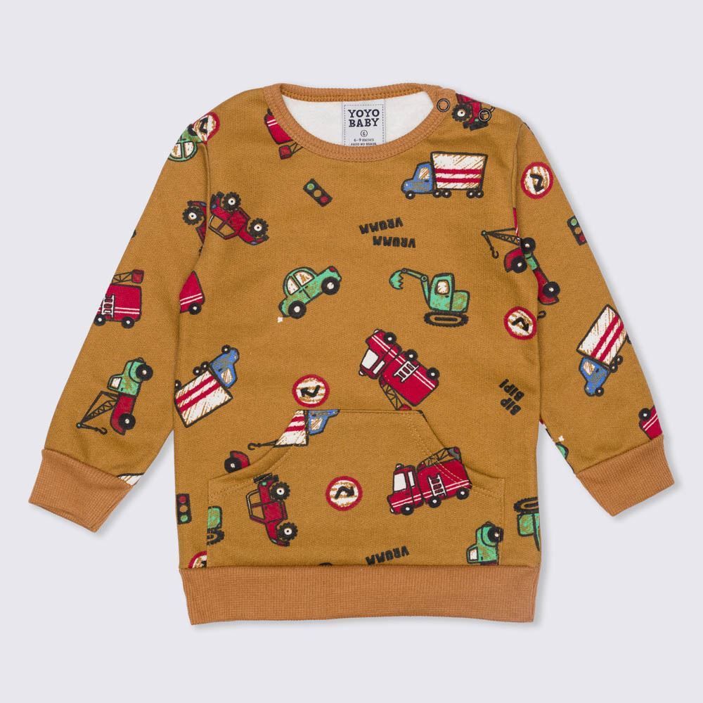 Blusão de Bebê Moletom Full Print Yoyo Baby